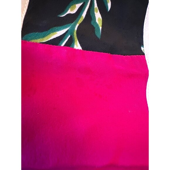 Bob Mackie Wearable Art Silk Sleeveless Reversible Tank Top L - Picture 4 of 4